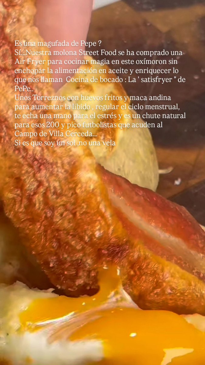 La Satisfryer de PePe !!
Si es que soy un sol ,no una vela !