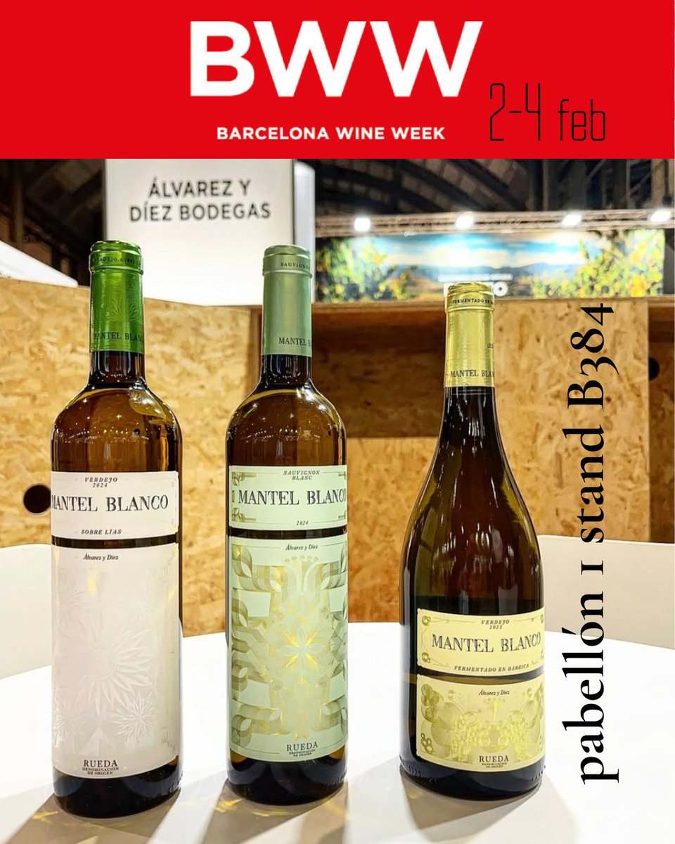 Domingo de organizar la agenda para la <a href="/bcnwineweek/">Barcelona Wine Week</a> que comienza mañana en Montjuic 

Más de 1.300 bodegas expositoras se darán cita en Barcelona y una de ellas ¡la nuestra! #bodegasálvarezydíez

¡Os esperamos del 2 al 4 de febrero en el 📍pabellón 1 stand B384!

📸@winesoclock