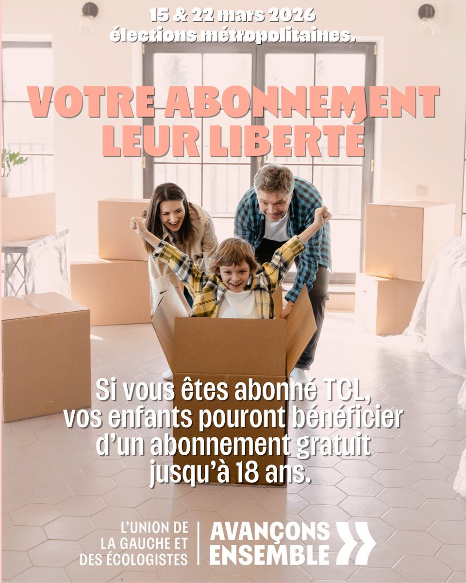 La liberté de se déplacer doit se partager en famille. En proposant la gratuité TCL pour les enfants de parents abonnés, nous aidons concrètement les ménages, tout en consolidant le modèle économique du réseau. 

Plus d’abonnements, plus d’usage régulier, moins de contraintes
