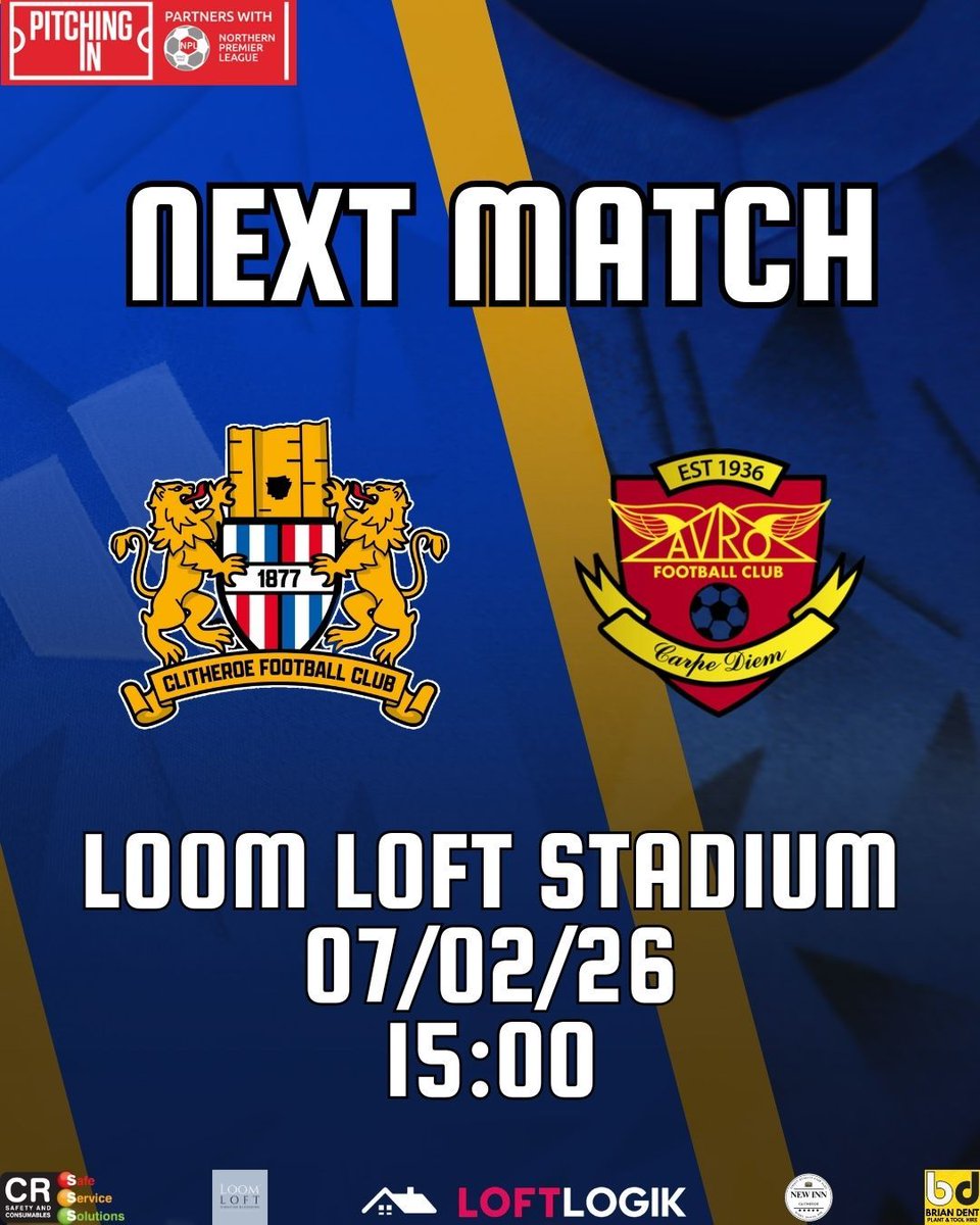 Clitheroe FC tweet media