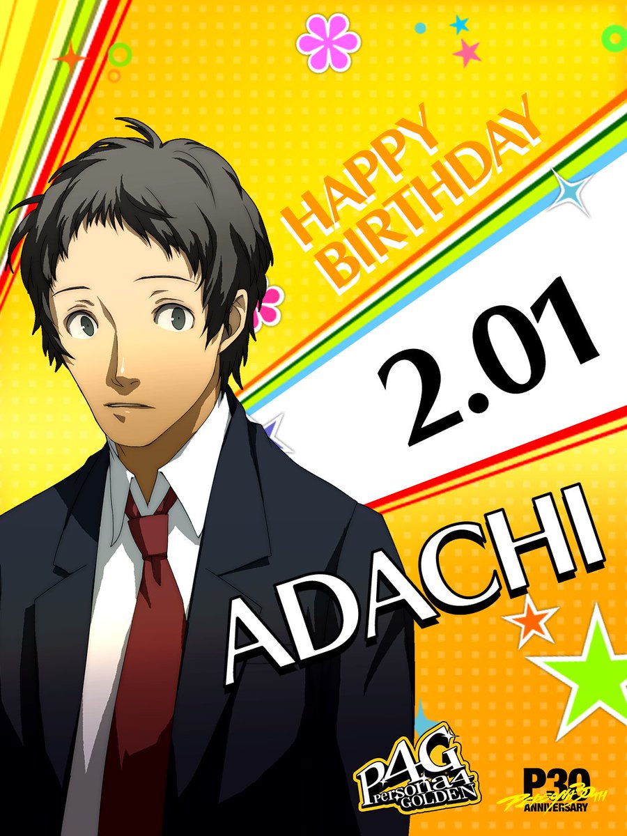 Atlus_West's tweet image. Happy birthday, Tohru Adachi! 🎂💛