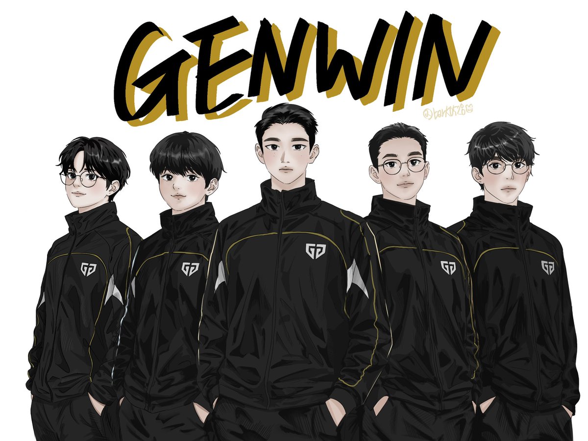젠지 화이팅 ͙ᐟ 
#genwin #kiin #canyon #chovy #ruler #duro