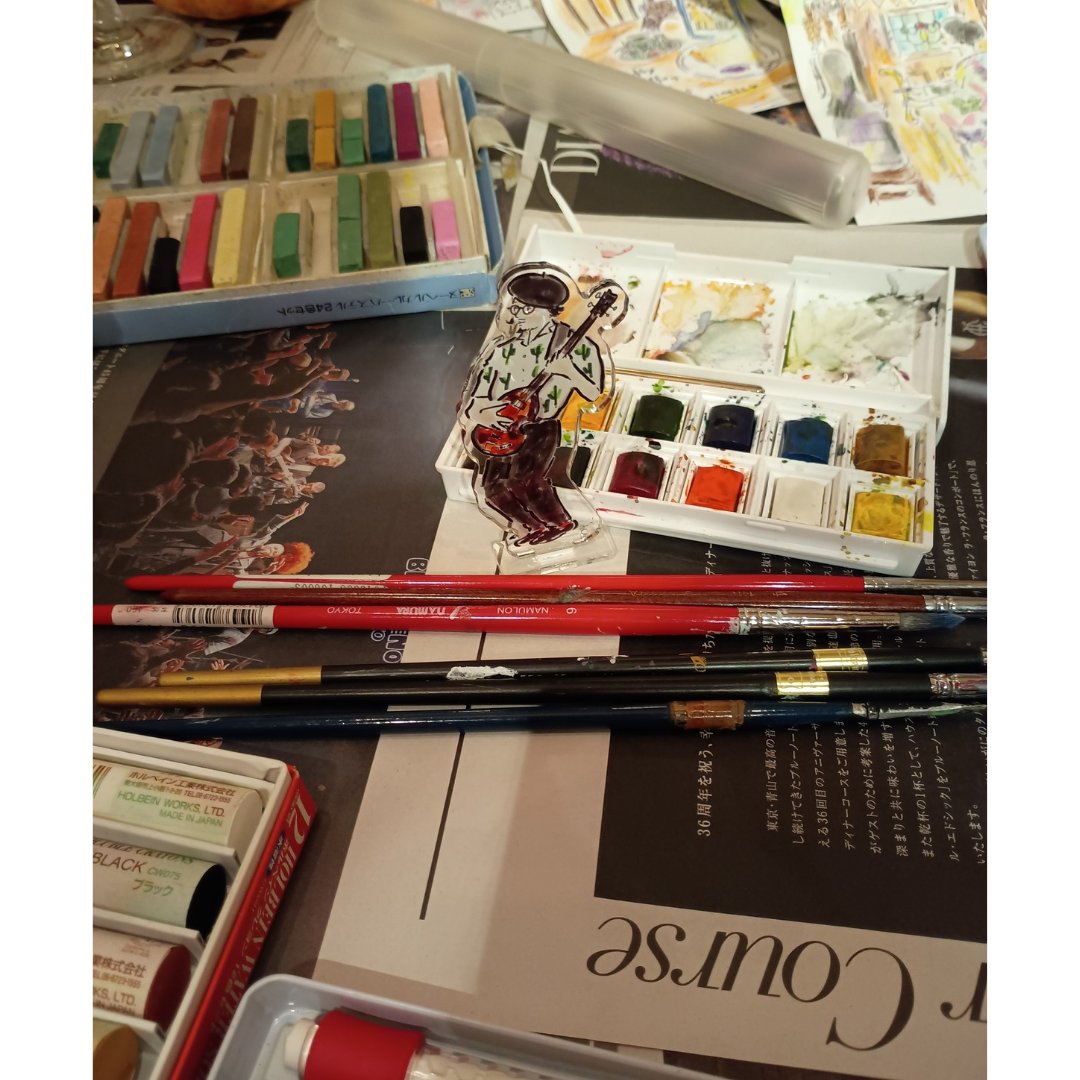 皆さんのセンスで私の線画から素晴らしい作品が次々出来上がって楽しい