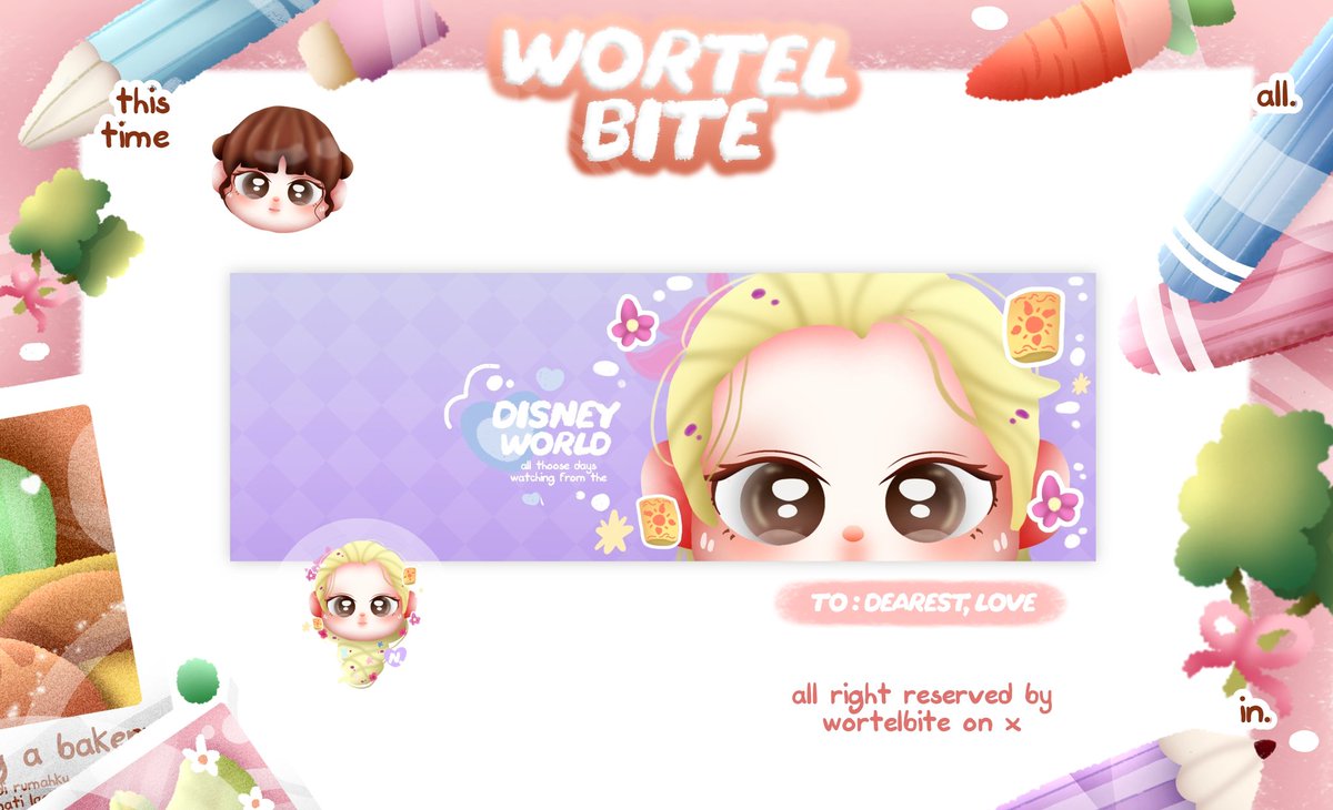 wortelbite's tweet image. 🪀💭 help repost ... :3!
arigato temen temen 

aku bawa 3 layout ready stock special edisi disney princess, yang bisa di take sekarang juga lewat tele/dm aku 🖐🏻✨️ dengan price 28k avail retext dan resize wabis ya (fee) dan dapat request bundle dengan wabis 🛝

#zonauang #zonaba
