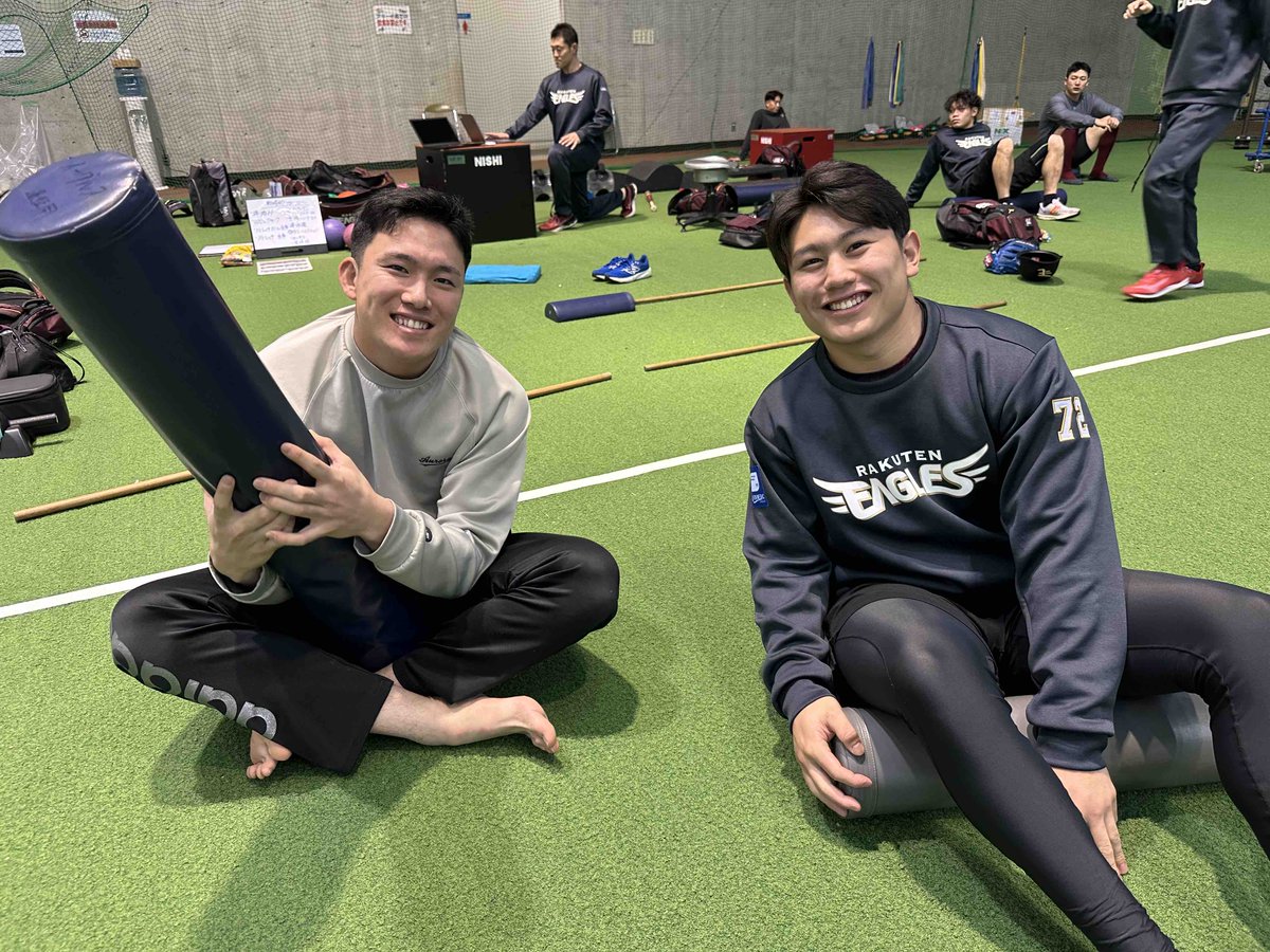 久米島キャンプ1日目が終了！ ケアもしっかりして明日からの練習に備え