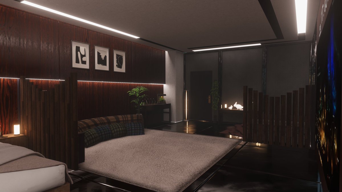 tian_vrc's tweet photo. 新しいワールドができました
ワールド名:CityHotel FowTwo

二人用V睡眠兼チルワールドになっており、外の風景が時間に合わせて変わります。

来週には多人数用も出します。

https://t.co/vYPEam0gRu

#VRChat #VRChatワールド紹介 #VRChat_world https://t.co/6GejlWi68u