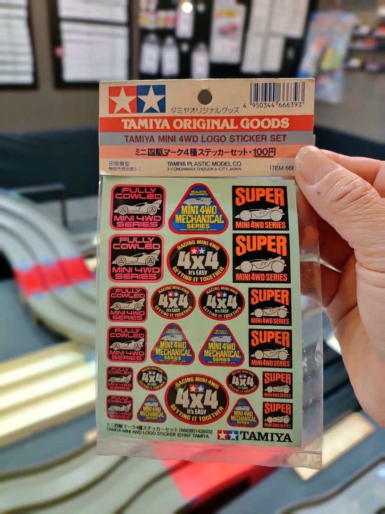 TTT ステッカー3セット＆カード 常連レーサーのChiefさんから、珍しいステッカーセットを預かりました