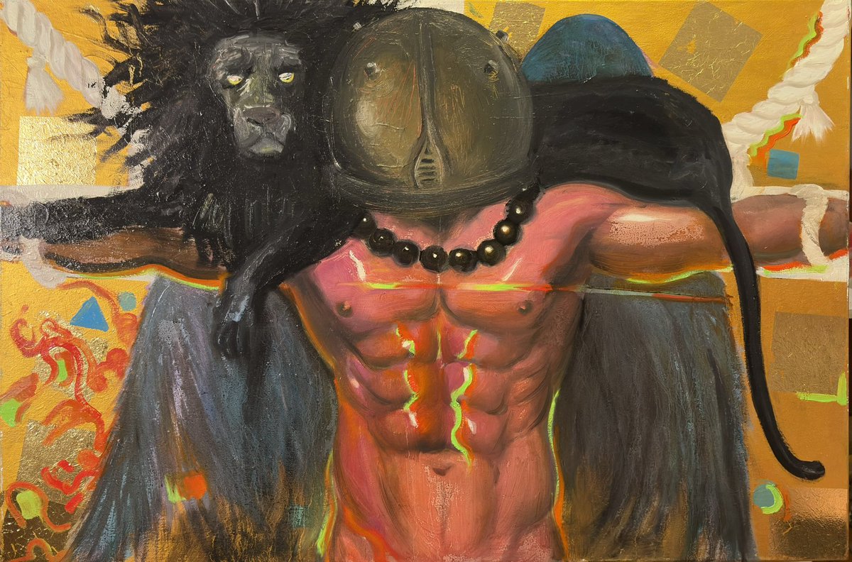9Yanli's tweet photo. 新作已上架闲鱼
#QueerArt #GayArt #HomoeroticArt #QueerPainting #MaleFigure #MuscleArt #DarkArt #ContemporaryQueerArt #LGBTQArt
#GayArt #Bear #MuscleWorship  #FetishArt #PowerPlay #DomSubVibes #Homoerotic #男体艺术 #猛男 #同志 #同志艺术
 #DarkQueerArt #OccultArt #QueerOccult https://t.co/cHSAiQLbem