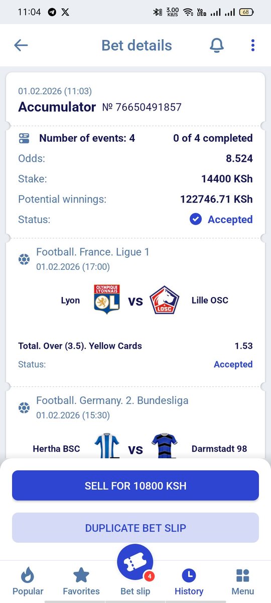 Master45b's tweet image. #Paripesa
Bet On yellow Cards. 

Load Code 👉 4S227

Sign up with promocode Kiprop72 
★ Zero taxes
★Register👉 paripesa.bet/kiprop72
★Promocode👉 Kiprop72 
App link:- paripesa.bet/kiprop72app