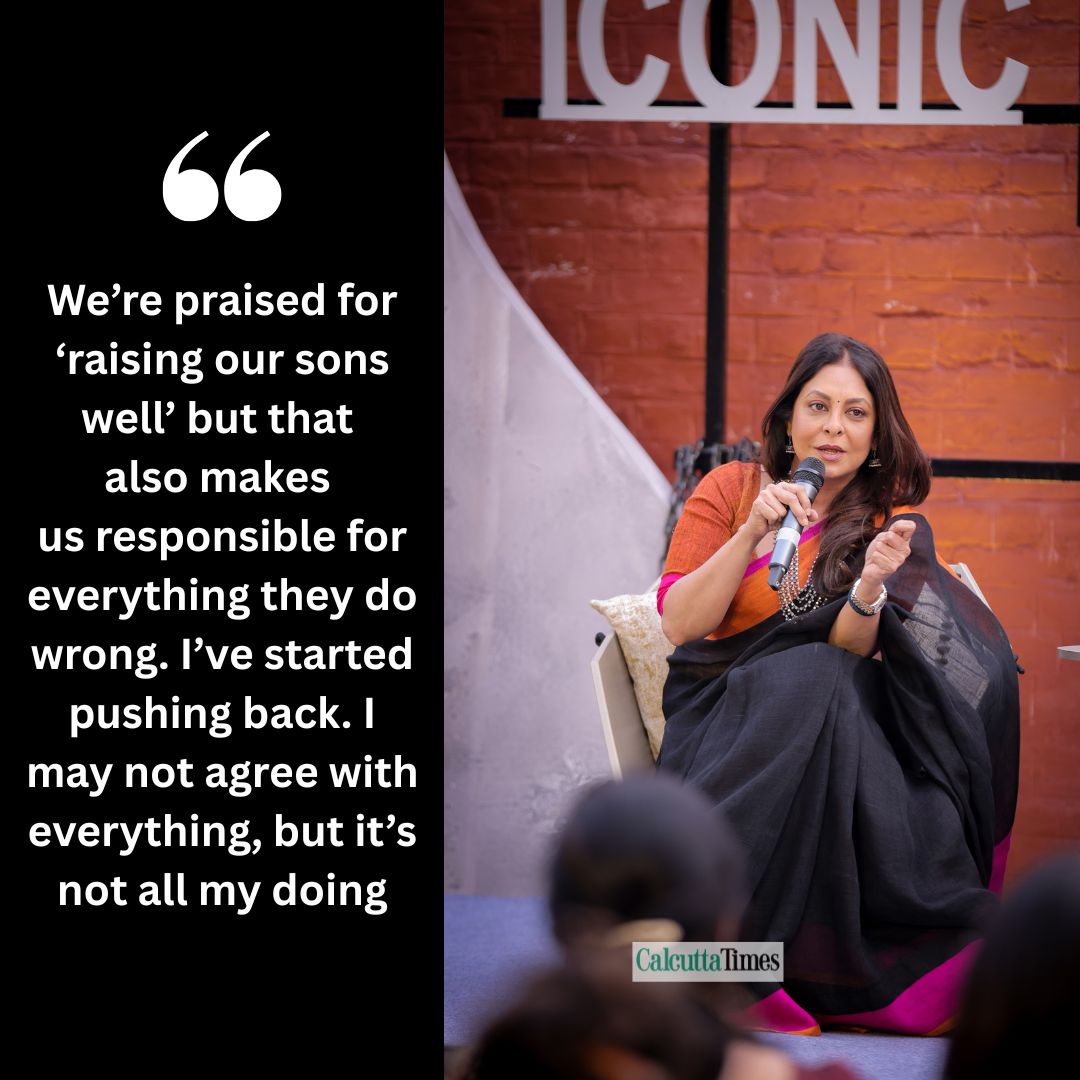 Calcutta_Times's tweet photo. At an intimate session titled I Believe at the Alipore Museum, Shefali looked beyond cinema and OTT, reflecting on life choices, personal journeys and the belief systems that shape who we are.
#ShefaliShah #IBelieve #AliporeMuseum #ThoughtsToLiveBy #LifeReflections #BeyondCinema https://t.co/yHUwMyPTxg