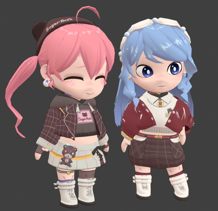さくらみこ 「3Dモデリングの勉強を始めた流れで、miCometを作ってみました。ちょっとポー」|かんじくんのイラスト