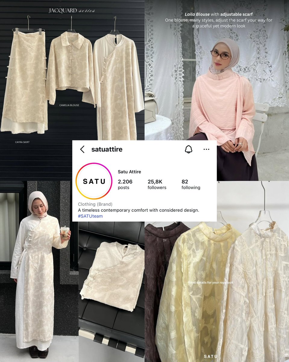 baju lebaran tahun ini ngincer brand apa?

aku spill nih beberapa brand lokal yang punya koleksi baju raya cantik-cantik, mostly non dress, dan yang paling penting affordable!