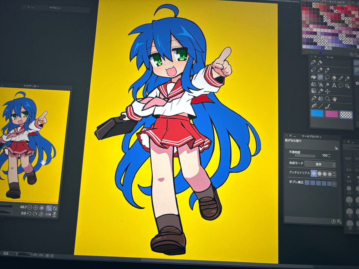 泉こなた　キャラスリ 4571576728811再】らき☆すた アクリルスタンド (泉こなた) 立ち絵