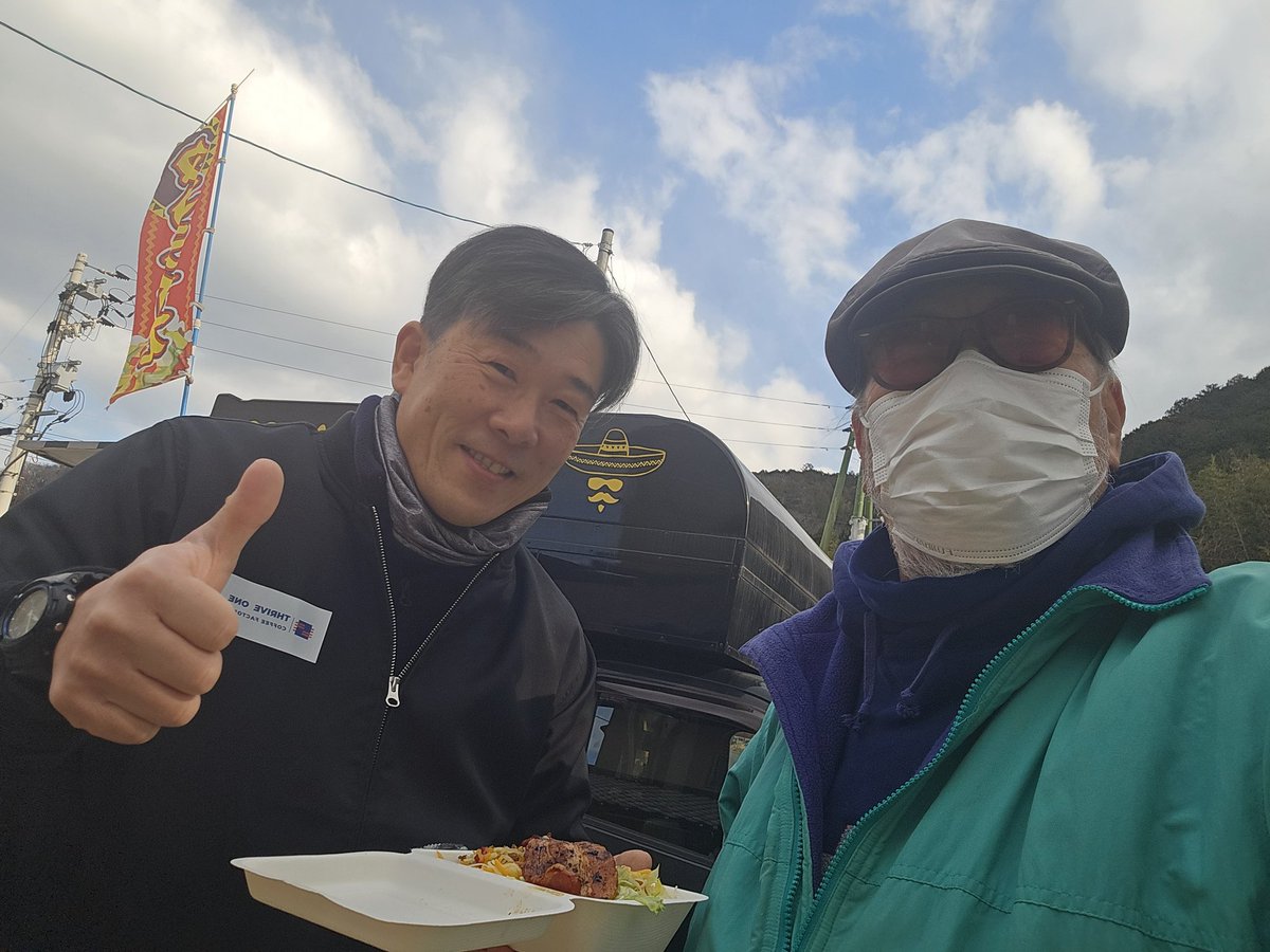 papa_pantsu's tweet photo. 14時過ぎ🌮完売御礼😎　4
売り切れ御免🙏
ありがとーごぜ～ますだ♥️
ライダーさん&amp;ファミリー🏍️
ご来店‼️
ばんこ♥️ですよ～🌮 https://t.co/5aFcfU8AFX
