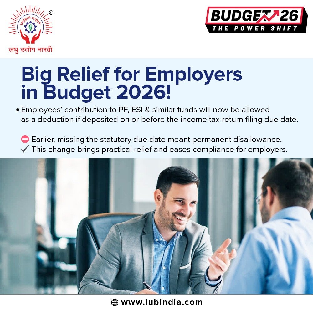 lubindia's tweet image. Big relief for employers!!

#lubindia #IndustryGrowth #BusinessExpansion #Budget2026 #EaseOfBusiness