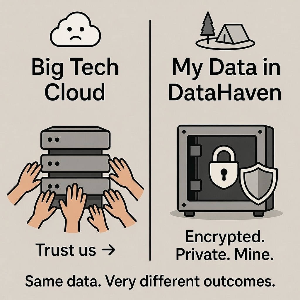 Noticed this pattern while slowing down, quiet places say a lot

The meme says it simply: privacy isn’t about hiding, it’s about control

My wish is for DataHaven to become real infra for owned data and verifiable compute, not another cloud with better marketing <a href="/DataHaven_xyz/">DataHaven 🫎</a>