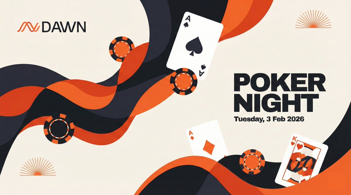 Hello DAWN Indonesia community! 👋

Don’t forget that starting next Tuesday and every Tuesday we’ll be hosting a Poker event in the Indonesia regional chat on DAWN Discord channel

Join now: discord.com/channels/12371…