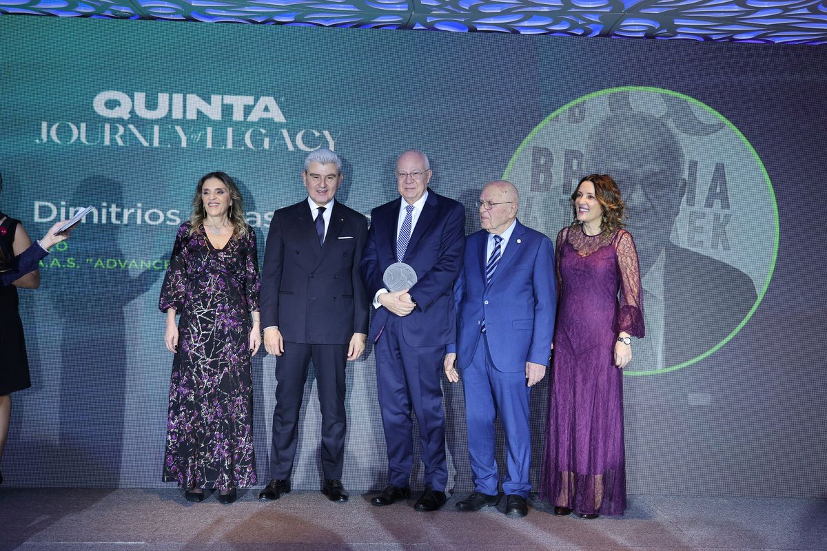 aasystemseu's tweet photo. It was an honor for us and our CEO Mr. Dimitris Paraskevopoulos, to attend the 55th anniversary celebration of The Quinta Group family, alongside Roula Khoury and Nadine El Khoury Kadi.

#AAS #QuintaJourneyOfLegacy #Partnerships #SmartIrrigation #GreenerFuture #WeKnowDrip https://t.co/RX4IFRuvvj