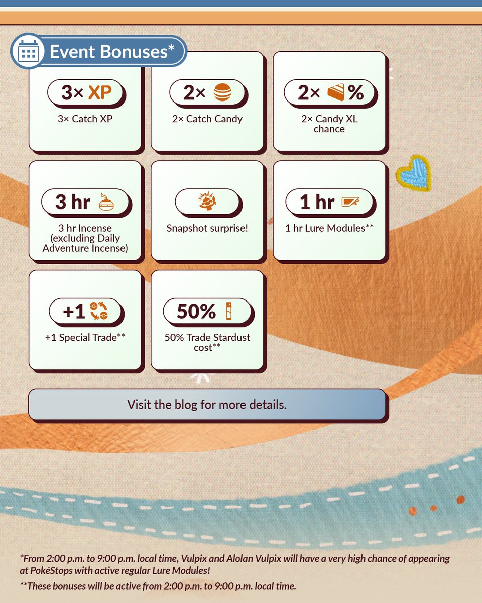 Vulpix 🔥 + Alolan Vulpix ❄️ = 🤩 Double the fun!

February Community Day has already begun around the world! Let’s GO! #PokemonGO