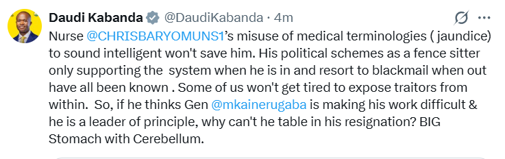 kyakundwa's tweet photo. A government is truly rotten when it stands not on truth or competence, but on the cheers of fools—where ignorance is its shield and stupidity its strongest institution- Welcome to #Uganda. https://t.co/RUtTHsJR12