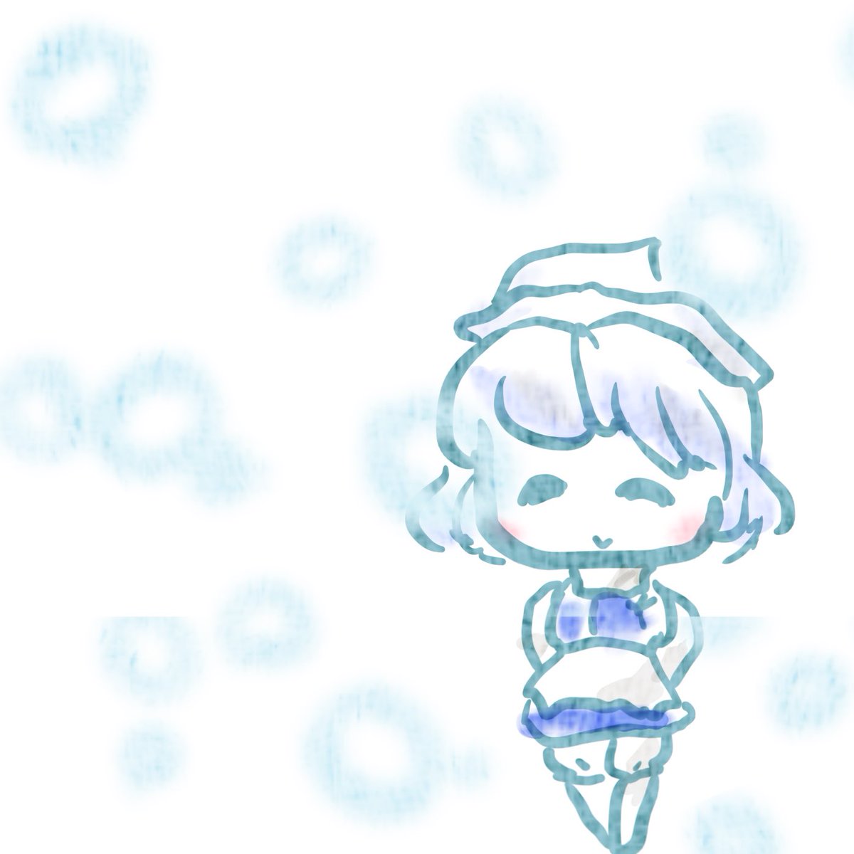 ⛄️過去絵 
#にっぴが作ったもの  #レティホワイトロック