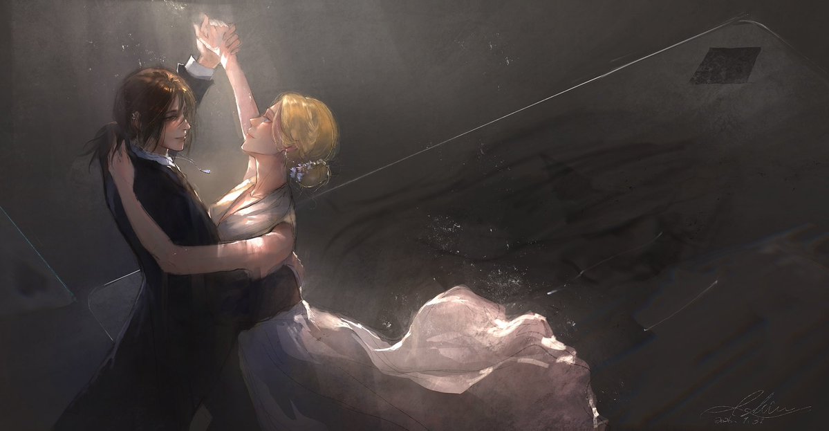 「ヒストリア、お前と結婚したかった…」

#fanart #yumihisu #aot #イラスト 
#進撃の巨人 #100日チャレンジ   10/100