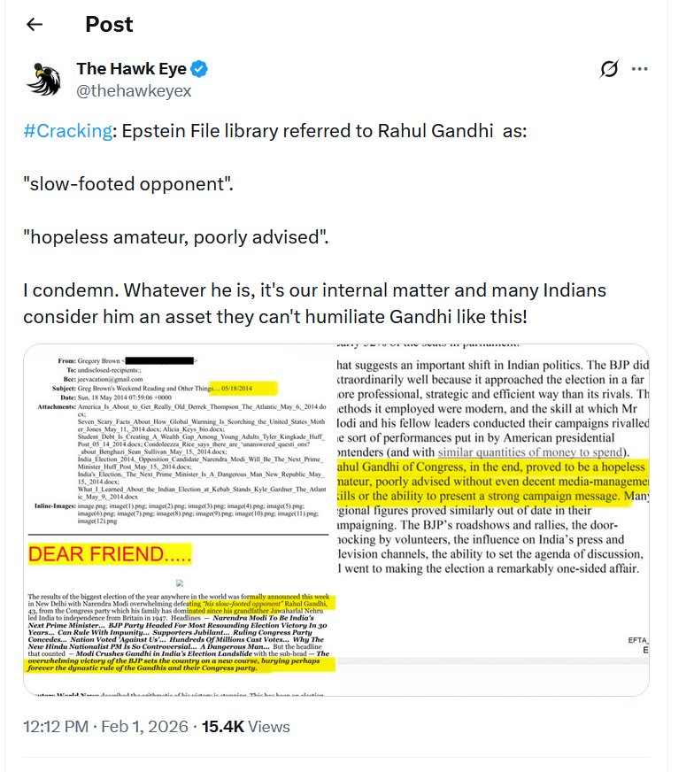 <a href="/ItsShubhangi/">Shubhangi Sharma</a> As usual Rahul Gandhi