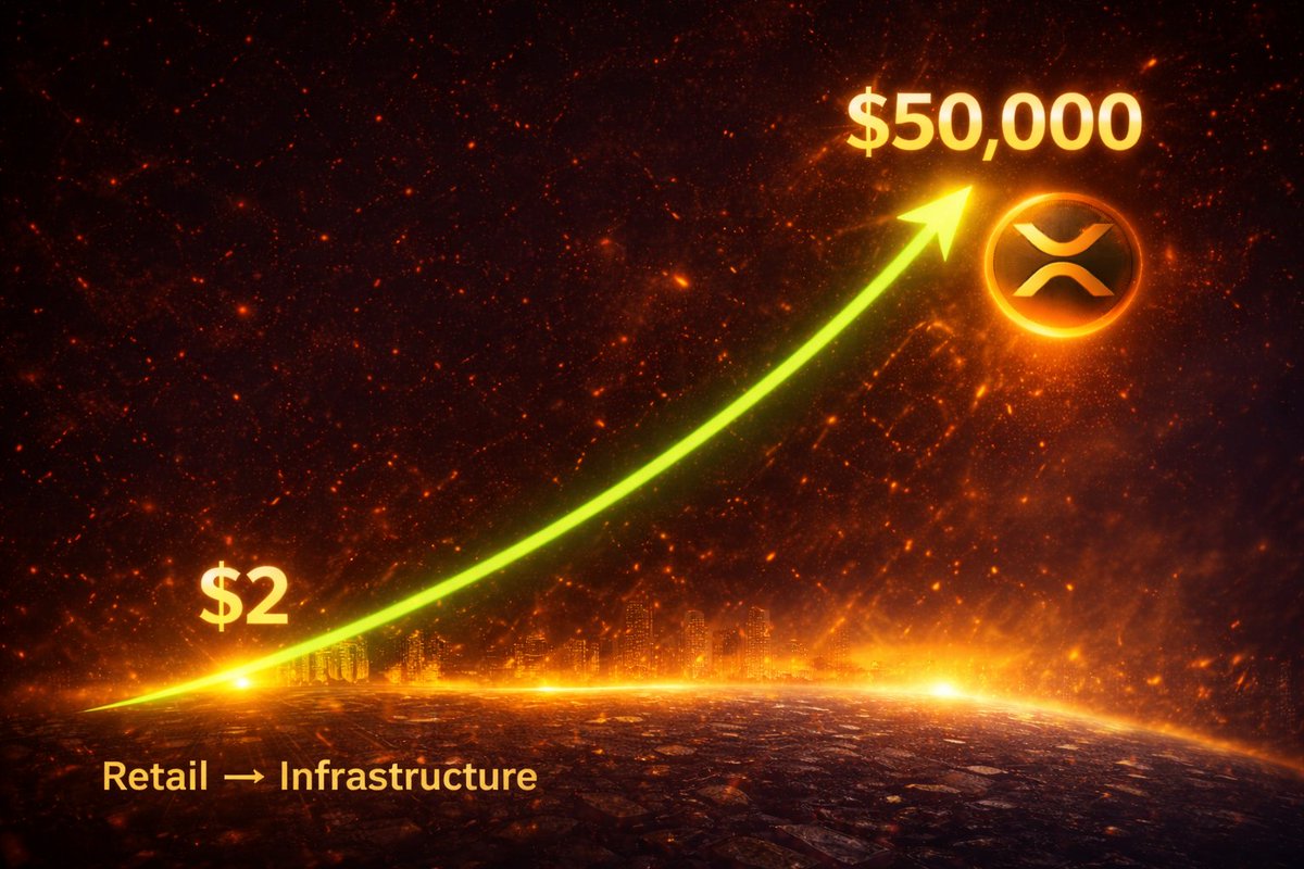 B_arri_C's tweet image. $XRP $2 → $50,000

This is a once-in-a-lifetime shift.

From a retail asset
to global financial infrastructure.