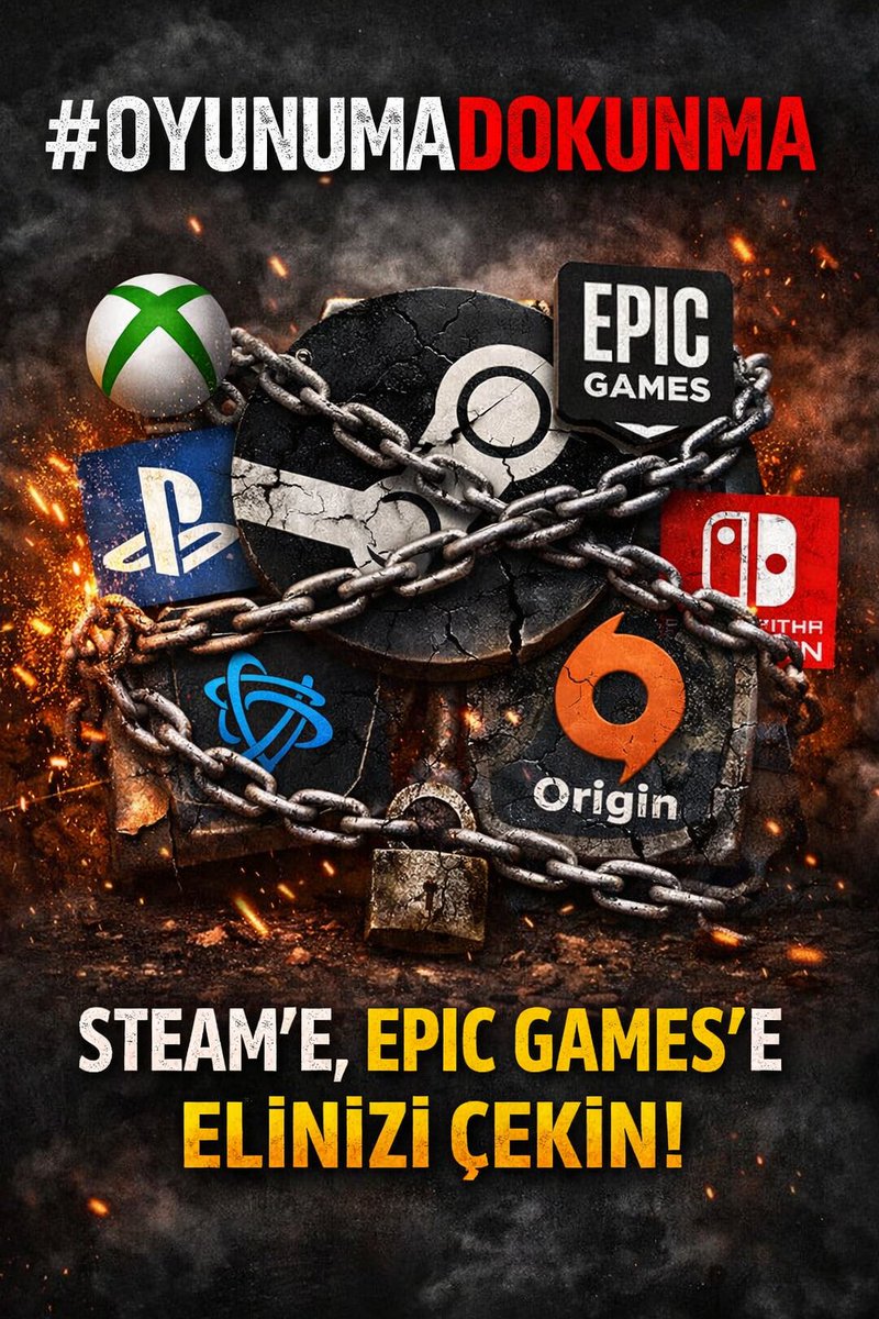 Hobilerimize harcadığımız paranın vergisini ödüyoruz Yine de oyunlardan uzak durmamız söyleniyor Kendi emeğimizle aldığımız eğlenceye karışılmasını kabul etmiyoruz Oyunlar bizim hakkımızdır  #OYUNUMADOKUNMA