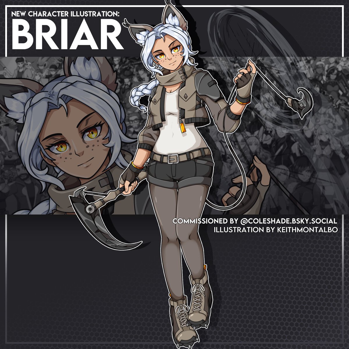 KeithMontalbo's tweet photo. "Silent, observant, and always watching — Briar moves like a shadow in Beacon."

#RWBYOC Character Illustration commissioned by https://t.co/oMjqkbNlMs! Thank you! https://t.co/eP9LrzfQnk