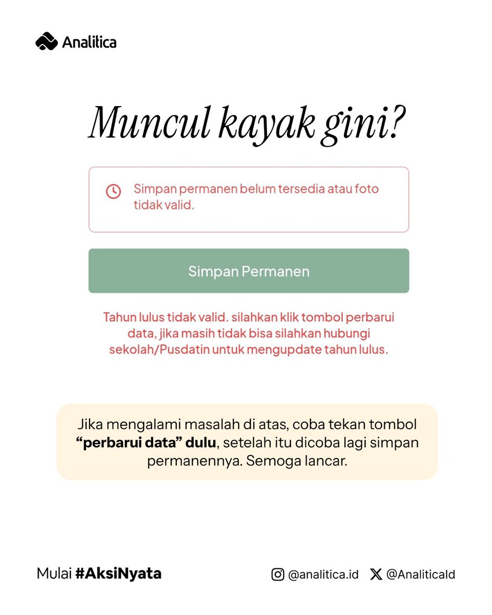 Jangan lupa untuk simpan permanen akun SNPMB 2026, ya!