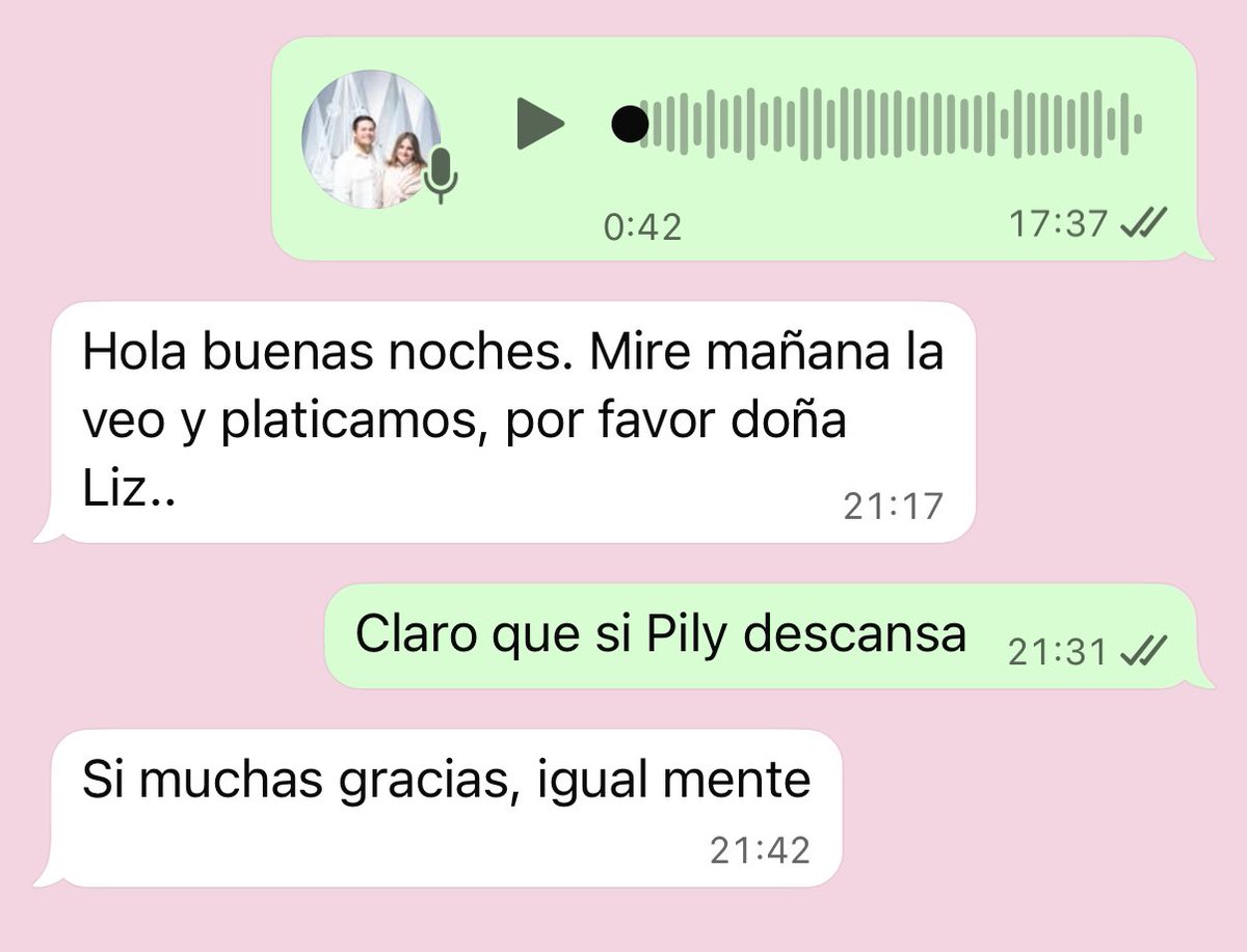Una semana bastó para pasar de chava fresca orgánica en su depa a:
DOÑA LIZ.

Y me faltan dedos para contar las veces que escuché:

"ya quedó, señora, nos pasamos a retirar” 

🤣