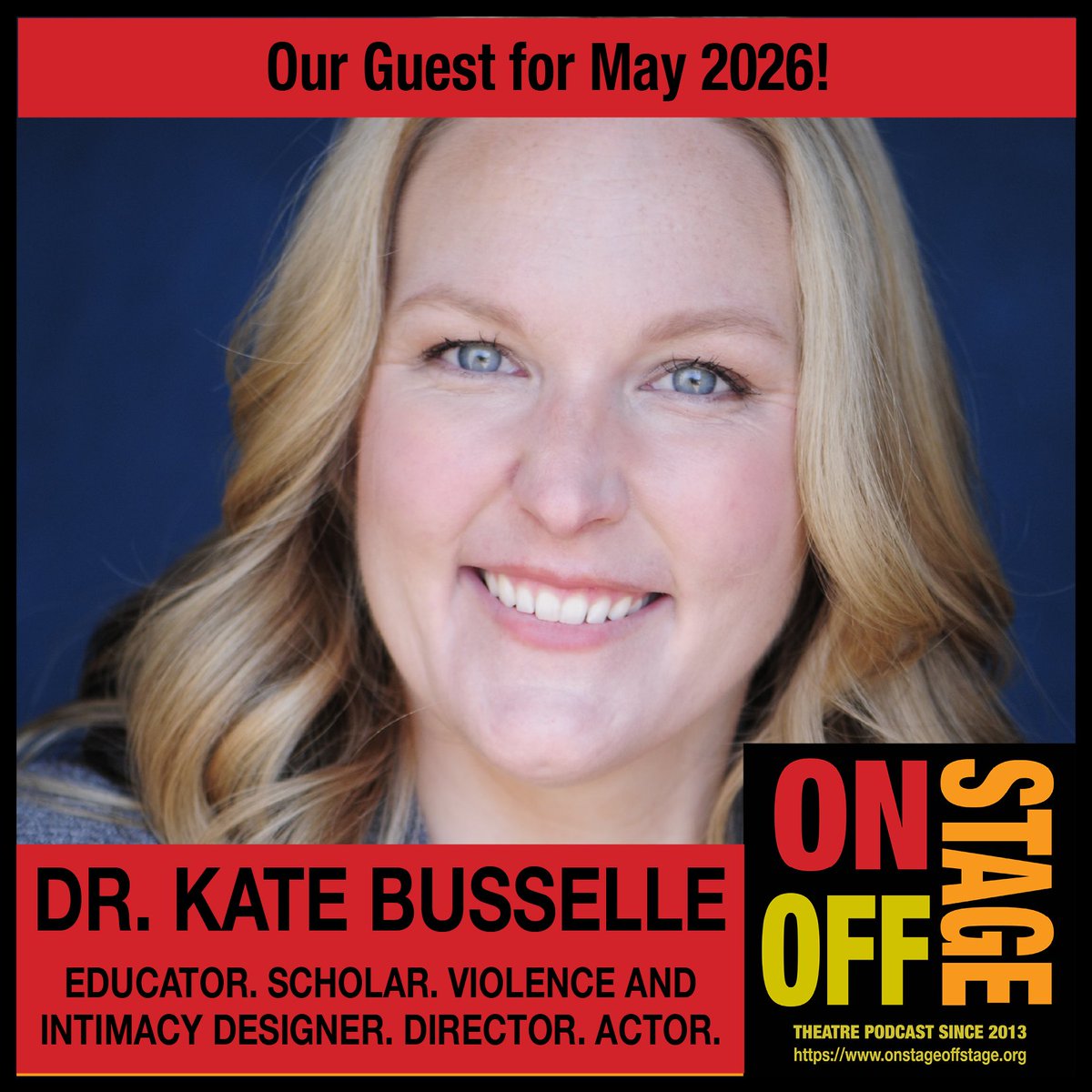 OnOffstage's tweet photo. Kate Busselle is the founder of Heartland Intimacy Design &amp; Training, which offers intimacy training entirely online.  What's it like making stage intimacy and illustrating combat safe for all performers? Let's find out!
https://t.co/nECFHxg3OS https://t.co/y79bIX1J8G