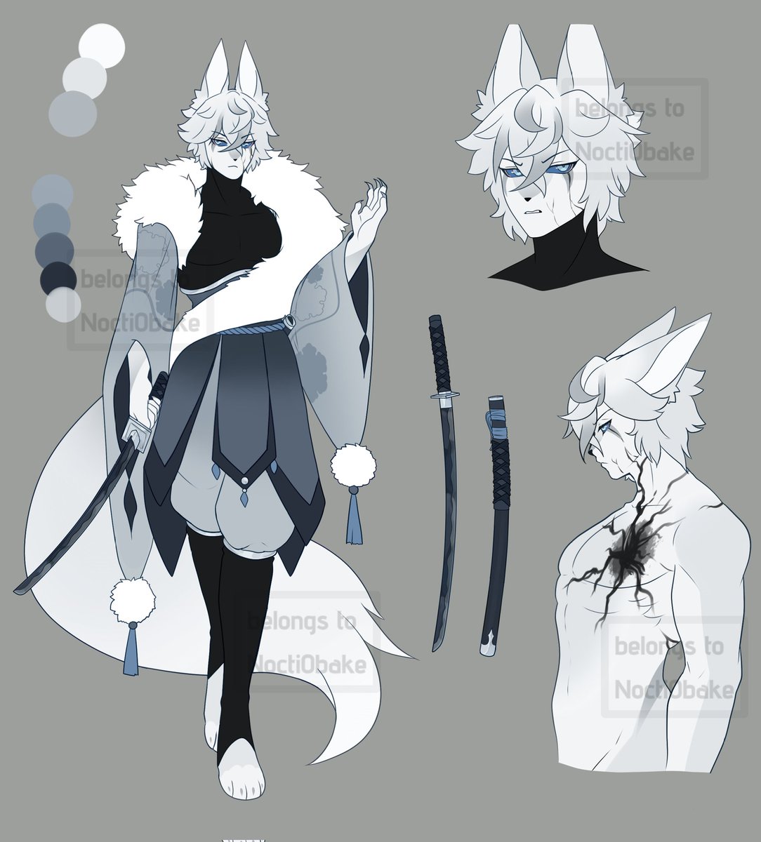 Finished my 2 frost bean- Suisen and her guard Yuushin~

#kitsune #furry #anthro #kemono