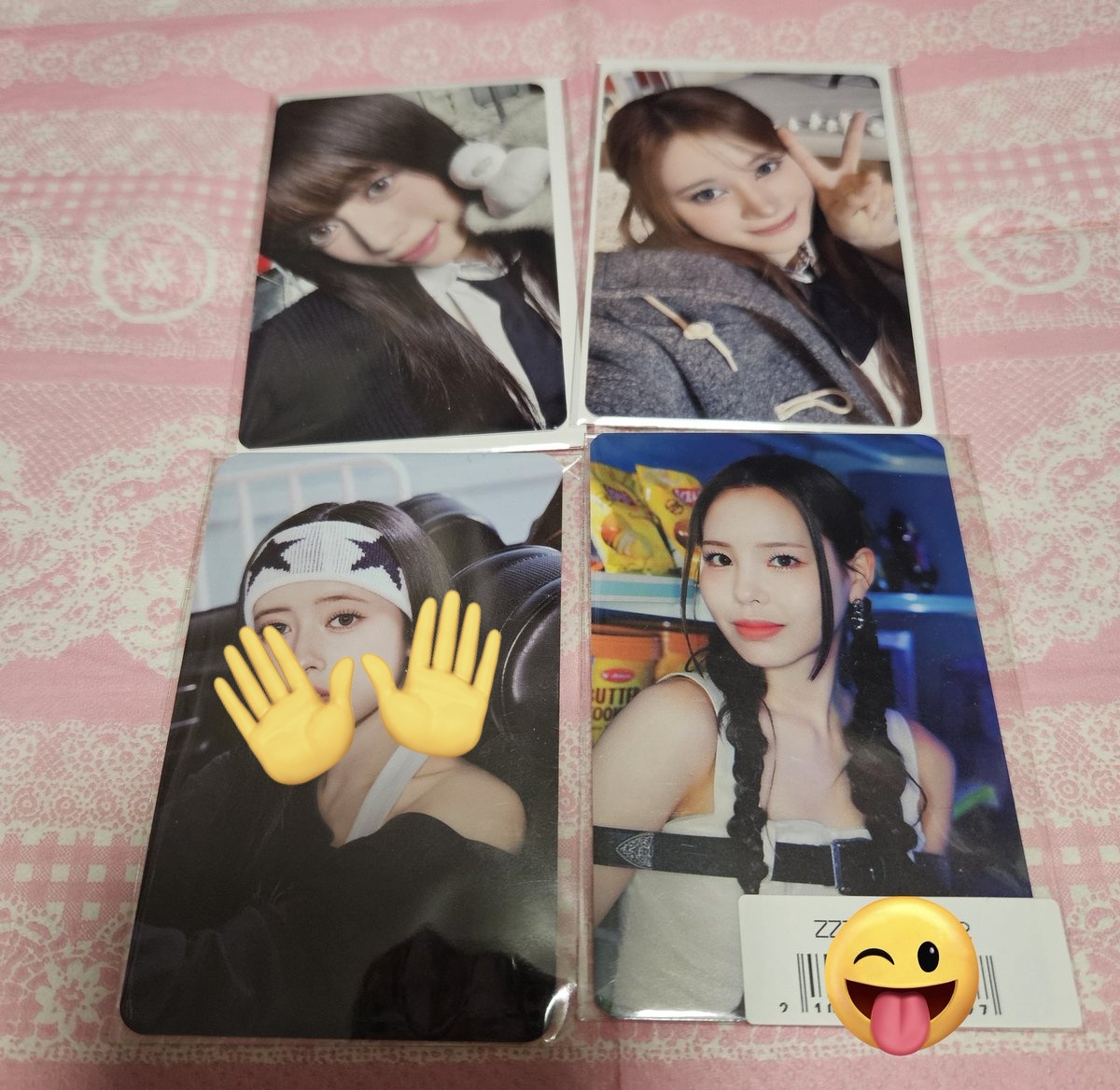 NiziU交換 ポプスト1万円特典 求)リク💛 譲)リマ❤️、ニナ💙 シーグリ