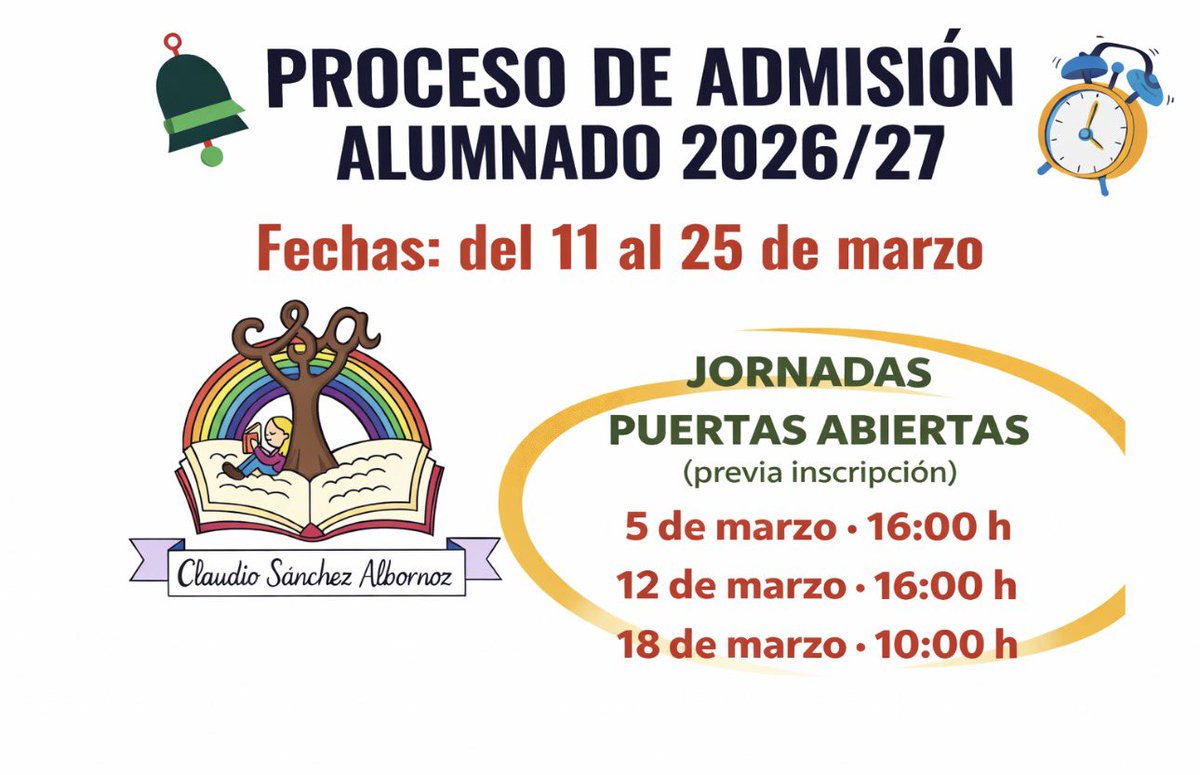 CEIP Claudio Sánchez Albornoz (Alcorcón) tweet media