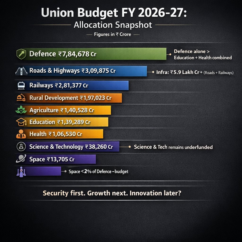 meraj_63's tweet photo. @grok Why innovation is still underfunded ?
#BudgetSession2026 
#UnionBudget2026 https://t.co/y7twLft5qh