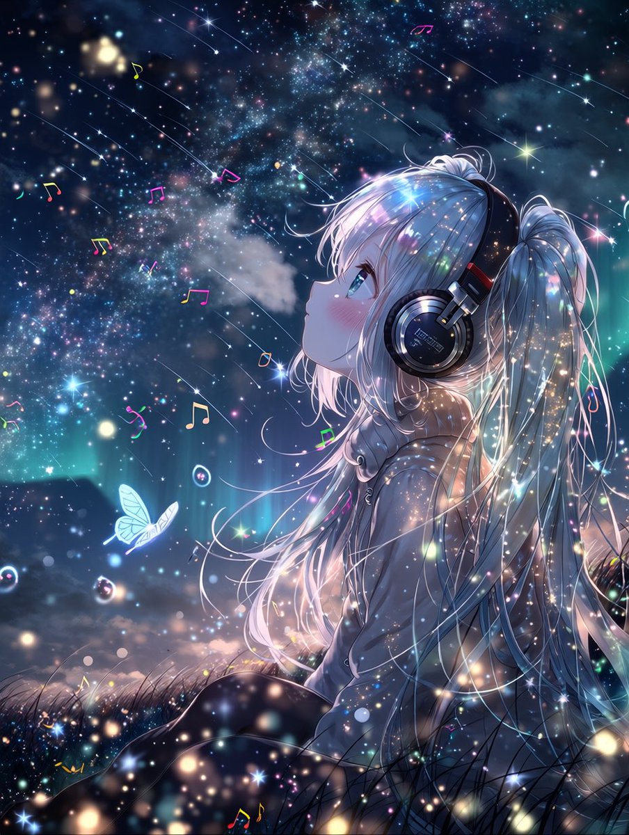 フォロワーの皆様🐰✨
こんばんは🐰☘️
今回のイラストは星空を眺めるイラストになります🐰🌸
幻想感が少しでも伝われば嬉しいです🐰✨
皆様が素敵な夢を見れますように🐰🌸