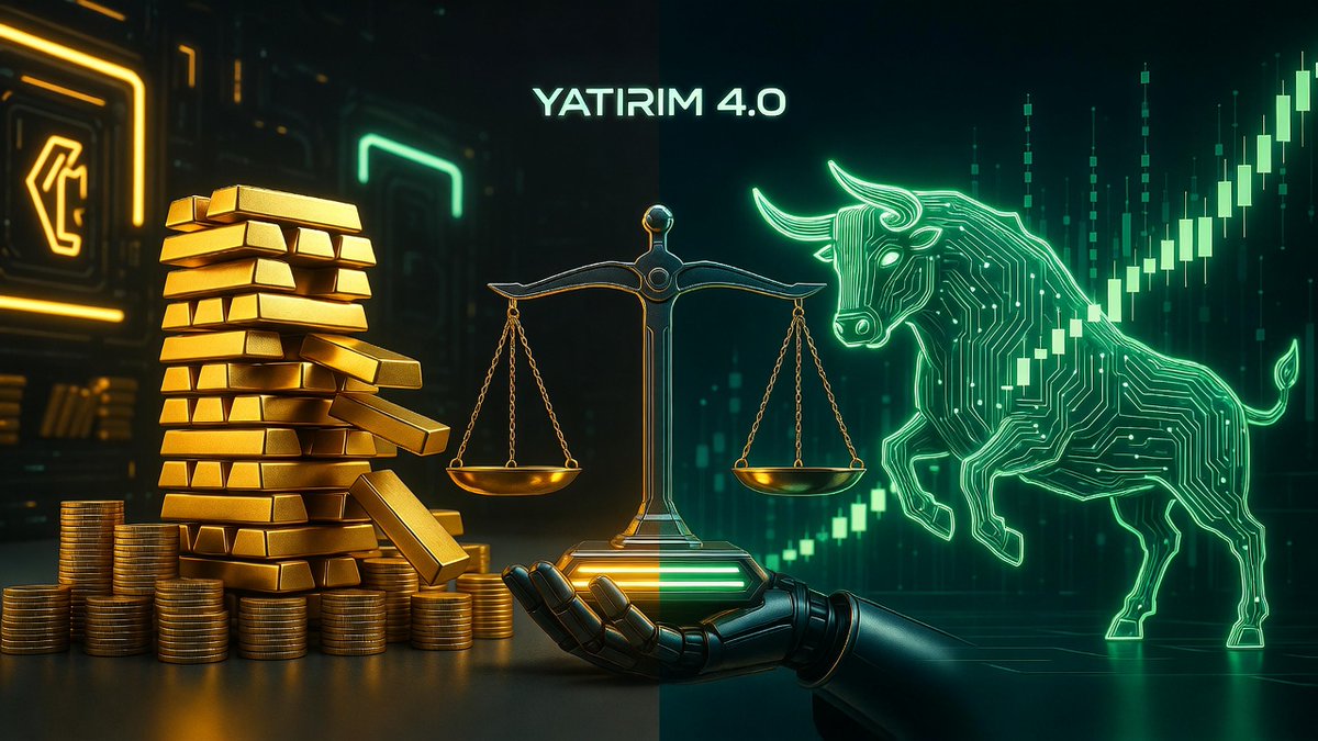 Yatirim40's tweet photo. Duygular şu an "güvenli limana sığın" diye bağırıyor olabilir. Ancak algoritmalar "RSI Uyuşmazlığına" (Negatif Uyuşmazlık) işaret ediyor.

📉 Bir yanda 1980 senaryosunu hatırlatan ve teknik olarak "Aşırı Alım" bölgesinde (RSI > 80) soğumayı bekleyen parabolik Altın grafikleri...

📈 Diğer yanda, dolar bazlı dip seviyelerde enerji toplayan ve 2026 rallisine göz kırpan Borsa.

Veriler yalan söylemez: Emtiadaki "zirve korkusu", nakit akışını sessizce #MAKTK ve #HDFGS gibi rasyoları ucuz kalmış sanayi/girişim hisselerine kaydırıyor olabilir.

Yatırım 4.0 çağında "sürüye uymak" değil, veriyi okumak kazandırır.

Pazartesi sabahı açılış ekranında senin stratejin ne olacak? 🛡️ Defans: Güvenli Liman (Altın/Gümüş) ⚔️ Ofans: Risk İştahı (Hisse Senetleri)

👇 Yorumlarda tartışalım: Sence "Büyük Düzeltme" hangisinde gelecek?

⚠️ (Yasal Uyarı: Burada yer alan bilgiler kişisel analiz ve eğitim amaçlı notlardır, yatırım tavsiyesi değildir.)

#Borsa #Altın #Yatırım40 #Finans #Bist100 #TeknikAnaliz