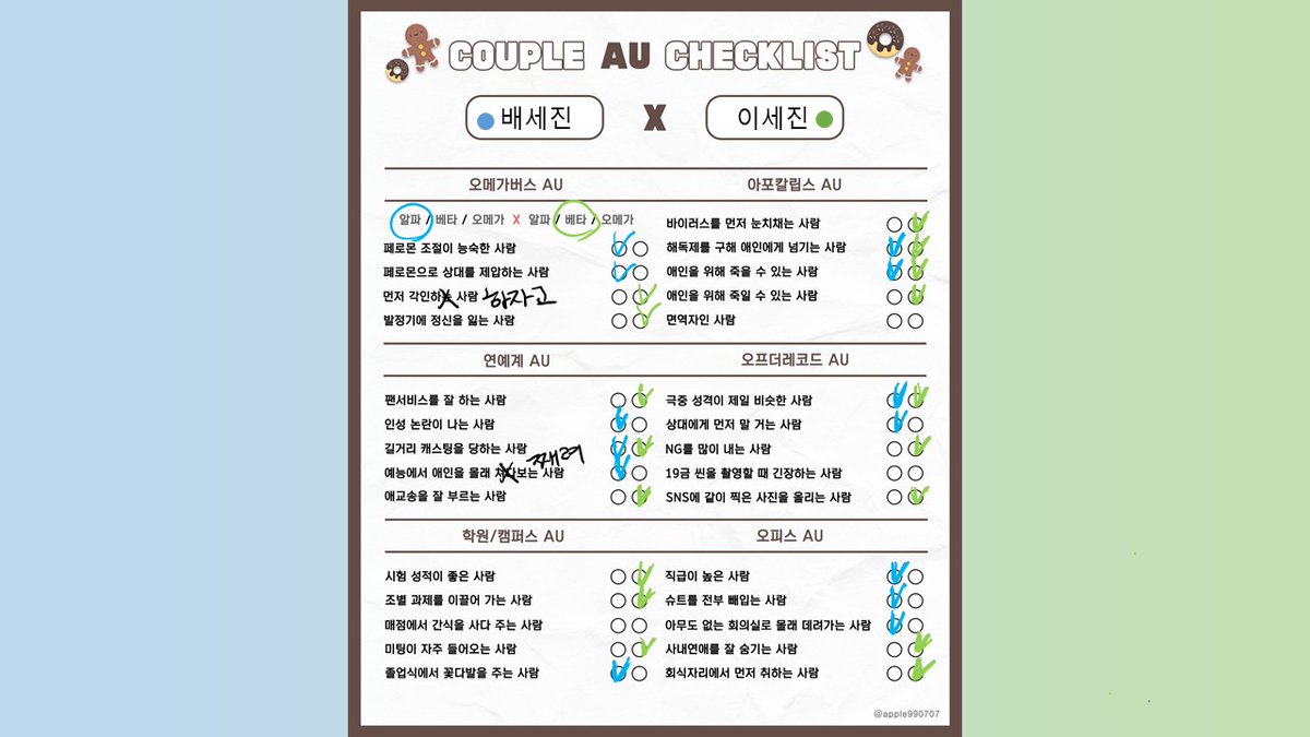 BSJ_mp's tweet photo. 배큰모임에서 진행한 배큰체크리스트^___^ 여러분의 배큰과 비교해보세요~~ https://t.co/U2hricuVDU