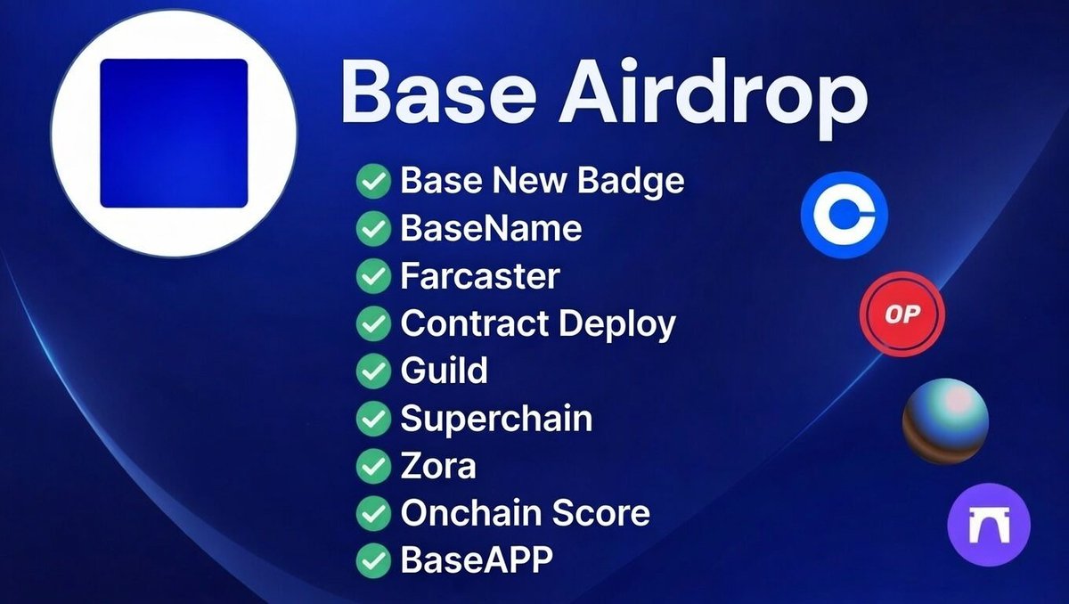 🚀 Base Airdrop | New Badge Live (All Transactions)

New Base badges are now live on Guild!

If you’re farming $BASE airdrops, make sure you complete the tasks below and claim your badges 🧩

🧭 Required Actions

🔹 Get Base Guild roles &amp; badges
🔗 guild.xyz/base

🌅 Say