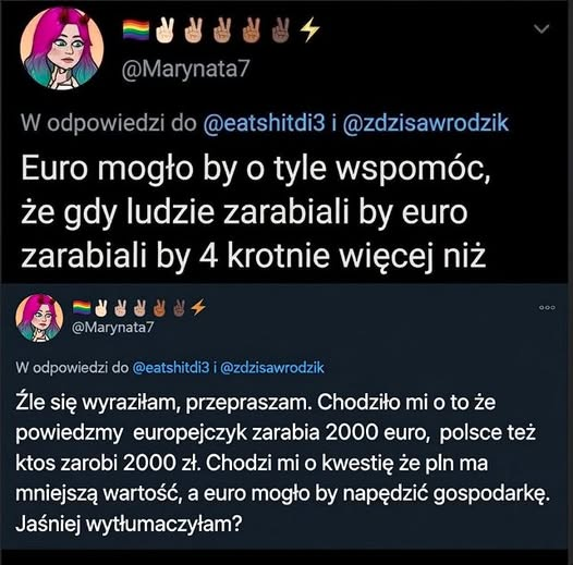 _AGENDA_2030's tweet photo. Pewnie zrobią z niej ministre finansów, albo ministre długu publicznego. Funkcja adekwatna do zasobów wiedzy. https://t.co/yru9mfqbQb
