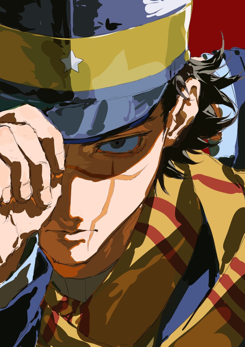 333takoyaki's tweet image. 今日のワンドロ357
ゴールデンカムイの杉元佐一です