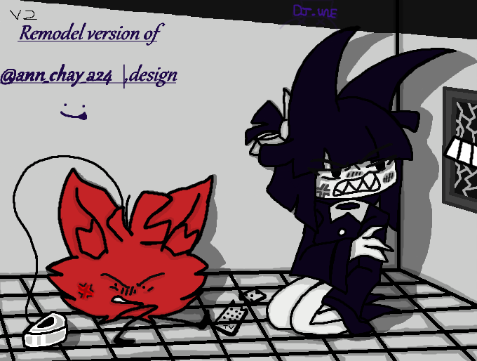 UnFor_seen's tweet photo. @ann_chay_a24 V2- now they got somethin to be mad at (added lore bc it looked empty 😊)

might make it cleaner in photoshop... later... 🤷 https://t.co/vvtcP8zUQL