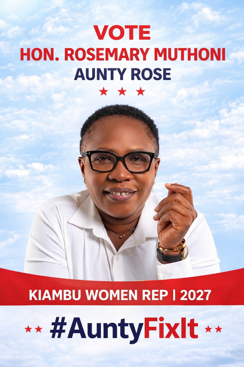 I have seen your committment to the people of Kiambu through your work with various social equity forums and networks in Kiambu county and  that is why I have great trust in your leadership <a href="/rozzykin/">Aunty Rose, Kiambu Women Rep 2027</a> in 2027.
#kiambuwomenrep2027
#AuntyRose
#Realissues
#Realsolutions