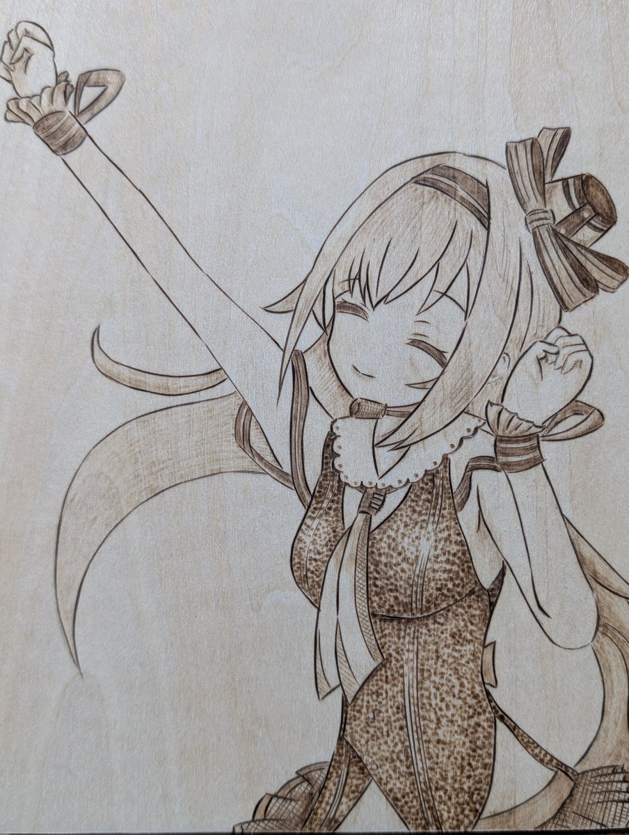 「#ウッドバーニング で #カルロピノ 様を焦がしてみた 文化祭のライブのスクショ」|ぜろ@焦がし民のイラスト