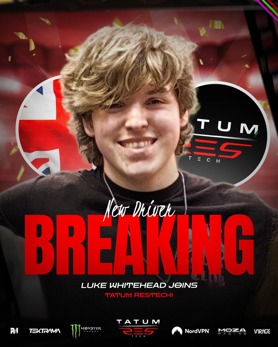 Talent, experience, pure explosiveness.
Tatum Res-Tech is thrilled to announce the arrival of <a href="/LukeW_Racing/">Luke Whitehead Racing</a> in our team, joining our #LMGT3 division in <a href="/LeMansUltimate/">Le Mans Ultimate</a>!

We can’t wait to achieve great milestones together 🏁
Welcome Luke!