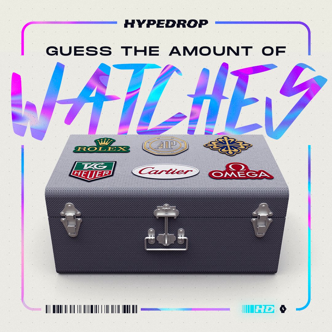 How many watches are in the box? ⌚️

RT + Comment your guess and a random correct guess will win a prize!