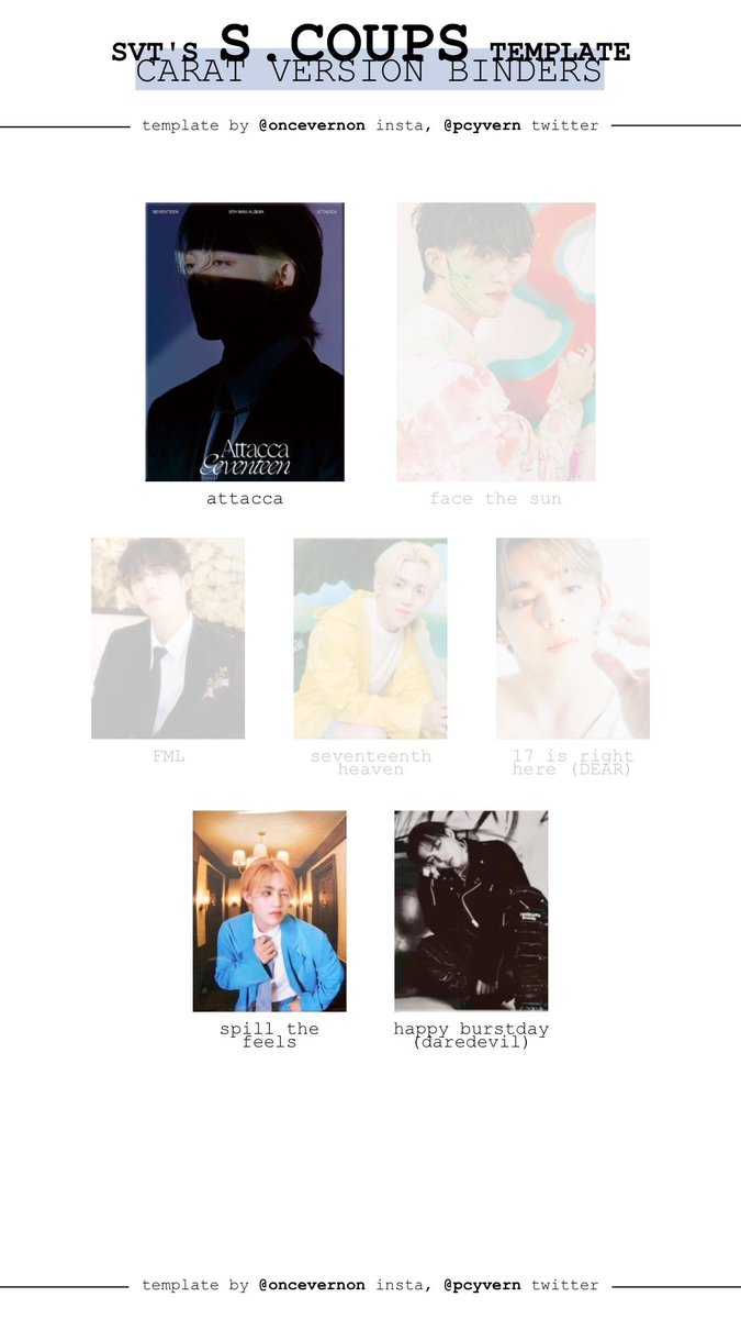 cycartt's tweet photo. WTB LFS Seventeen SCOUPS attacca spill the feels daredevil ainochikara version https://t.co/ez1zsm6ili