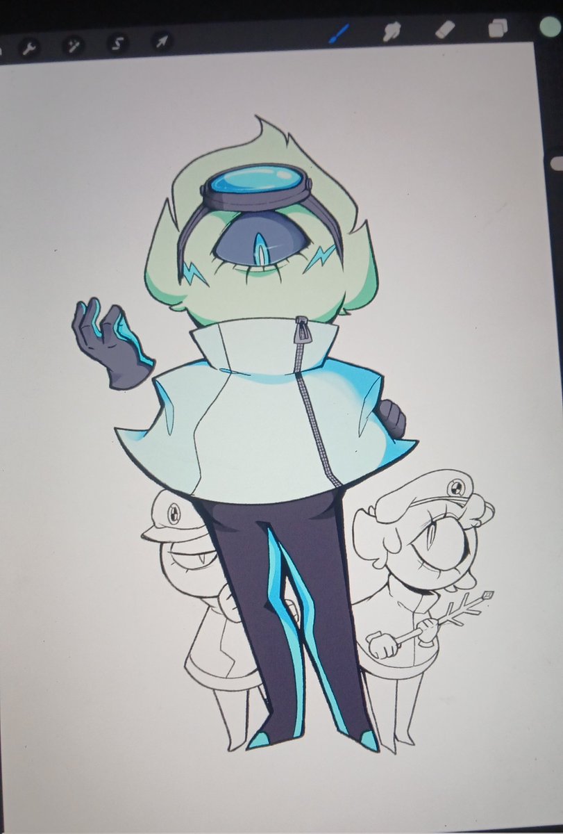 pazz_arts's tweet photo. I love my oc's dearly, but I forget about their names too often. Help me name this captain of a space ship please https://t.co/qtem8BNrYk